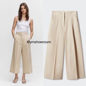 MANGO Cotton Culottes